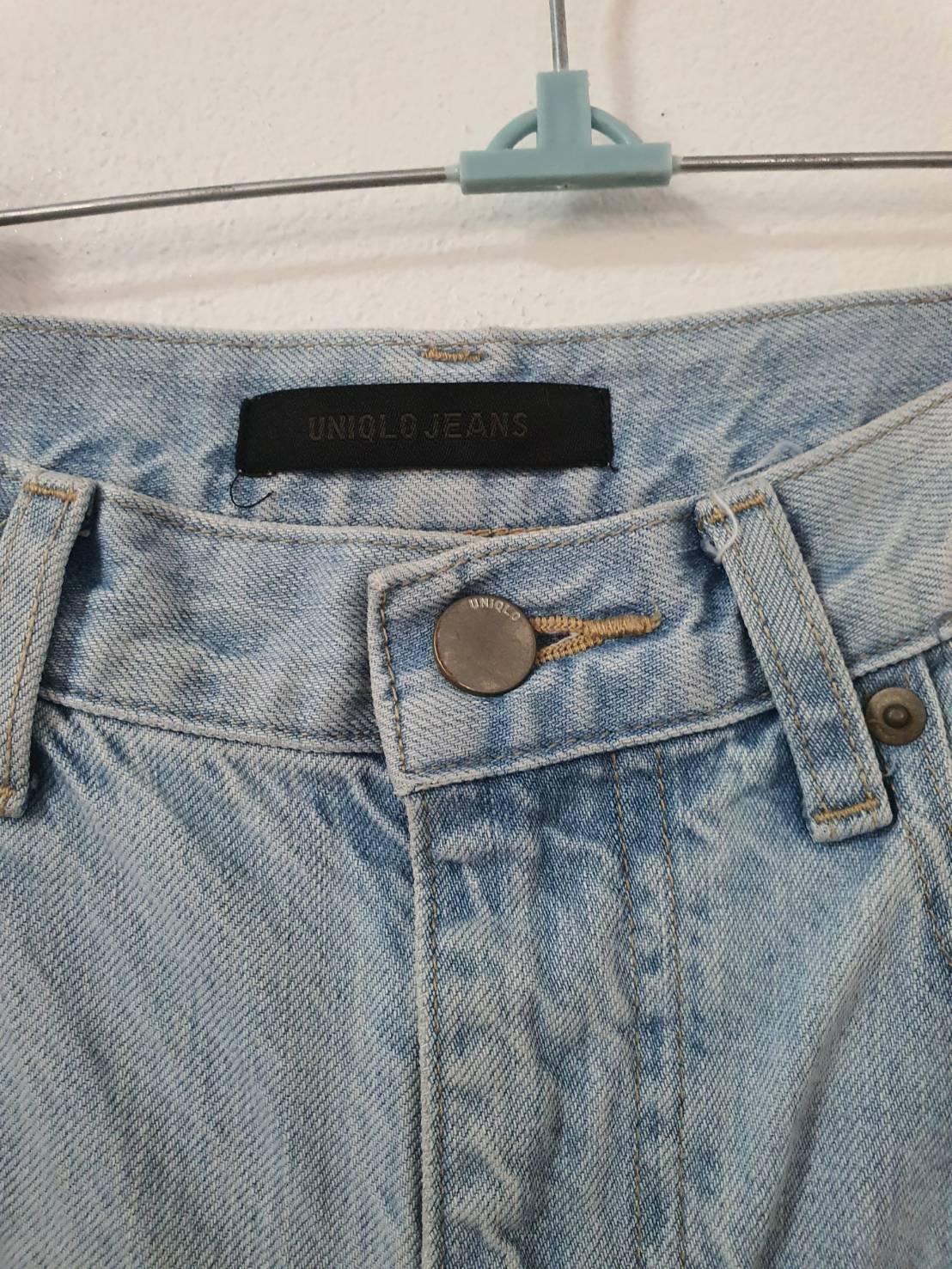 FF06296 กางเกงยีนส์มือสอง ฟอกนิ่ม แบรนด์ uniqlo jeans เอว 28 นิ้ว