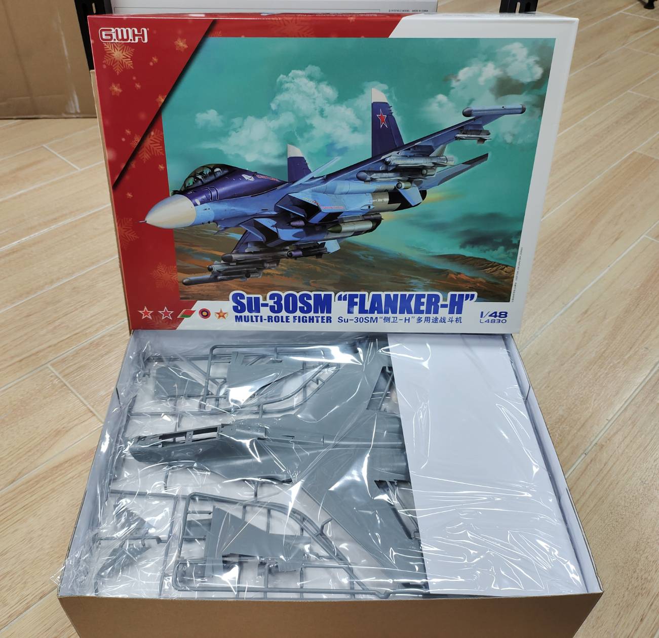 โมเดลเครื่องบิน Great Wall Hobby 1/48 L4830 Su-30SM "Flanker H" Multirole Fighter