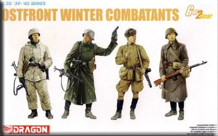 โมเดลฟิกเกอร์ Dragon Models 1/35 DRA6652 Ostfront Winter Combatants