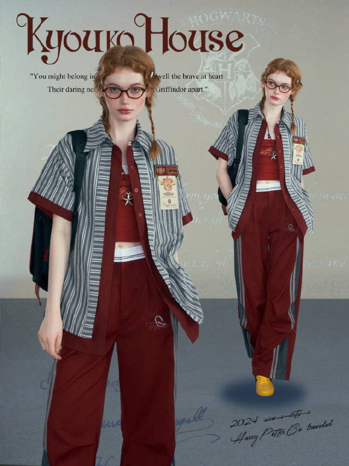 [Pre-Order] Kyouko x Harry Potter เสื้อเชิ้ต Oversize S/2024