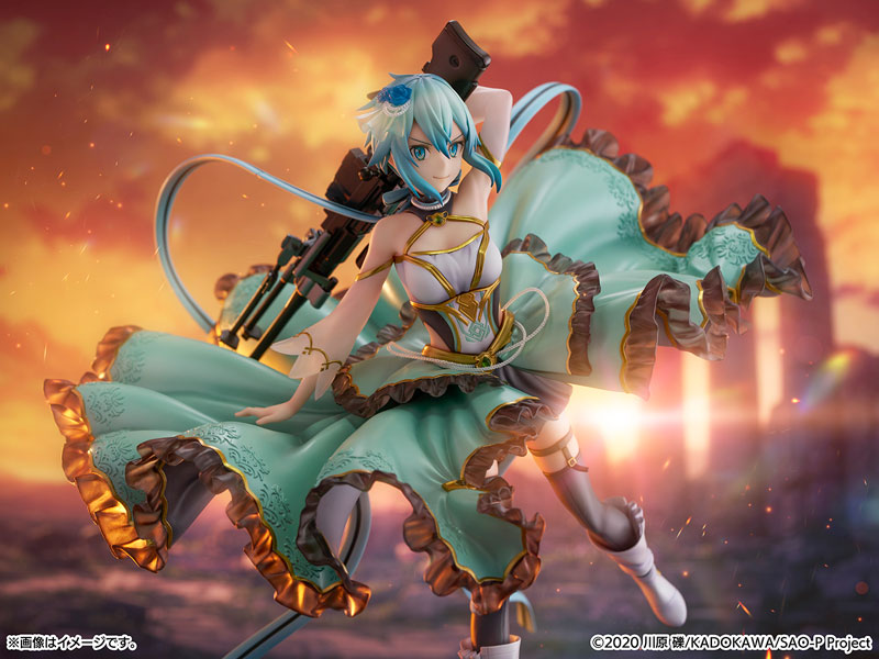 Sword Art Online Sinon -Crystal Dress Ver.- 1/7 Scale Figure(Pre-order)