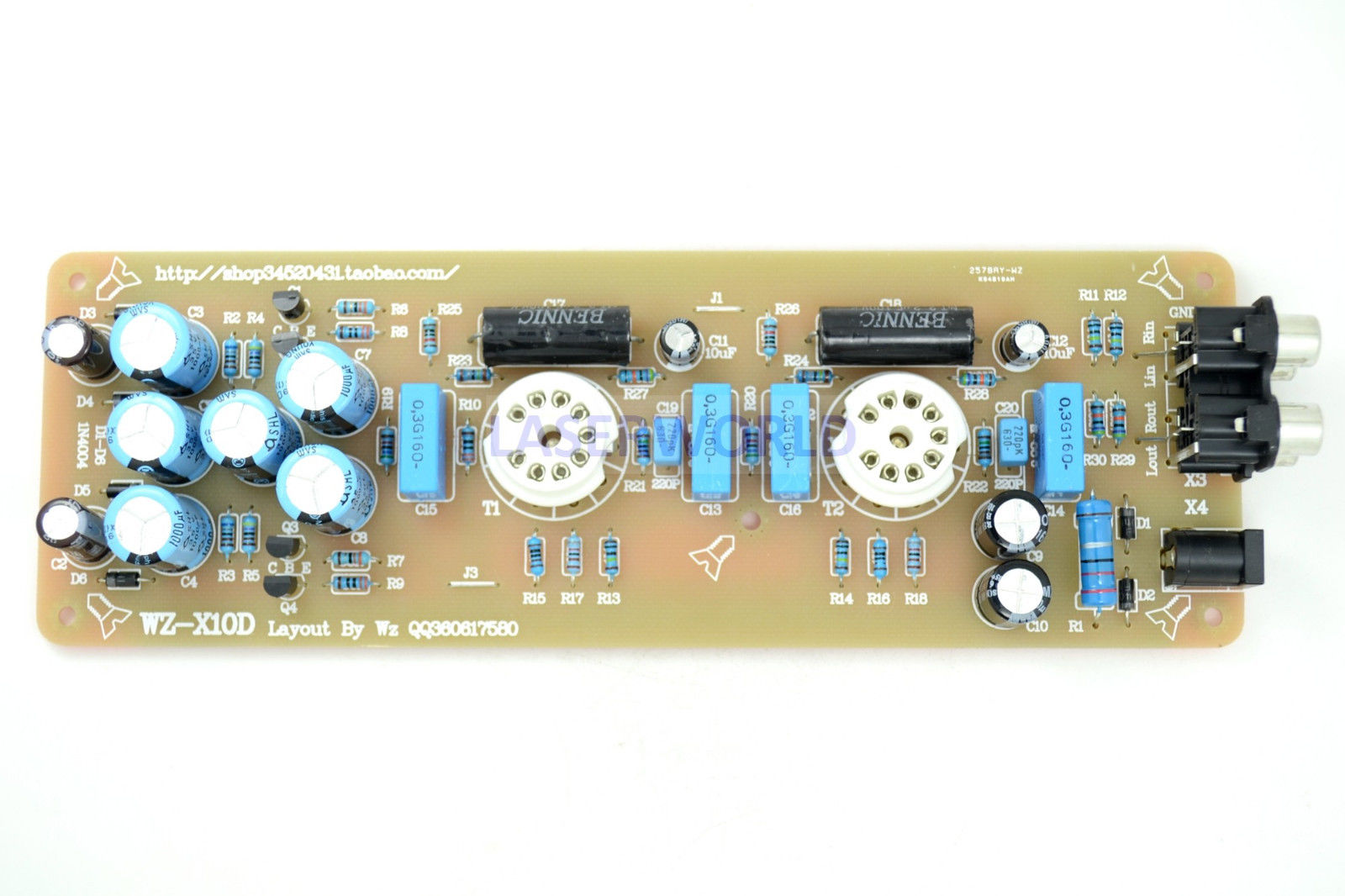 X-10D Musical Fidelity No Tube Buffer Pre-amplifier Board