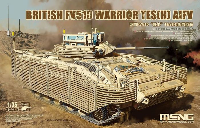 เปิดพรีออเดอร์ โมเดลรถทหาร Meng Model ขนาด 1/35 SS-017 British FV510 Warrior TES[H] AIFV