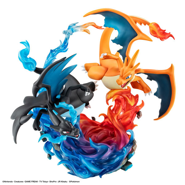 G.E.M. EX Series Pokemon Mega Charizard X & Mega Charizard Y Complete Figure(Pre-order)