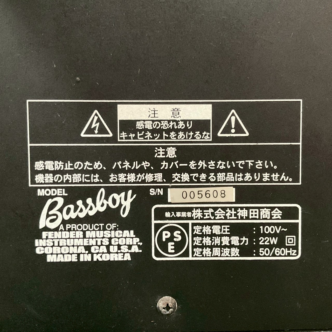 แอมป์เบส Fender : Bassboy