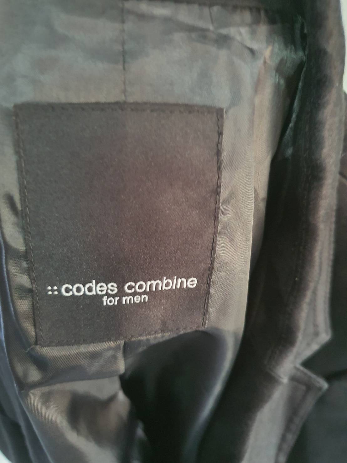 FF06027 เสื้อสูท สีดำ มือสอง แบรนด์ codes combine อก 36 นิ้ว