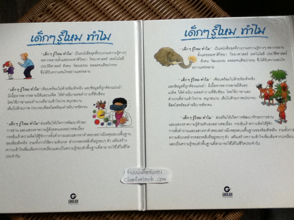 หนังสือชุด เด็กๆ รู้ไหม ทำไม (24เล่ม/ชุด)