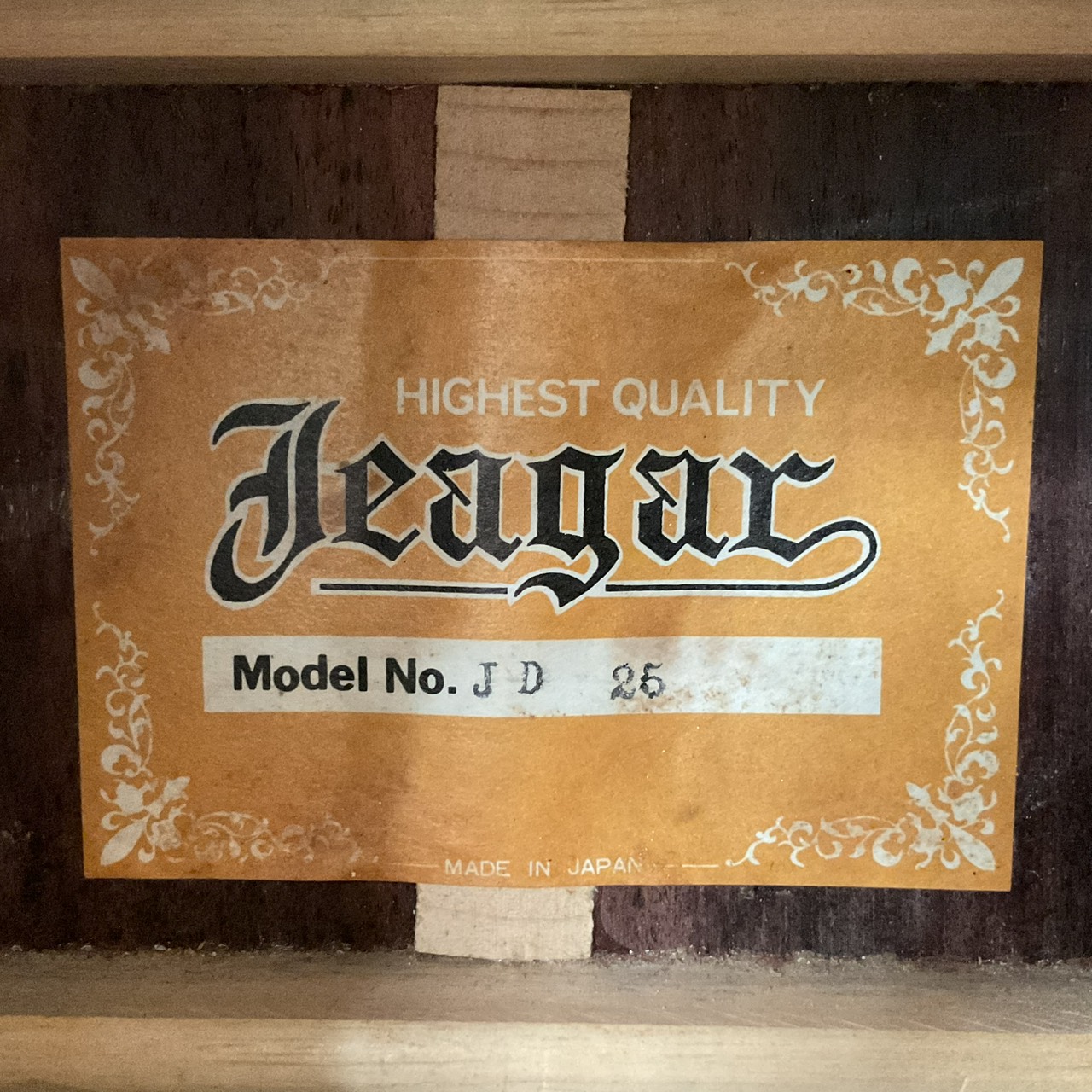 กีต้าร์โปร่ง Jeagar : JD25