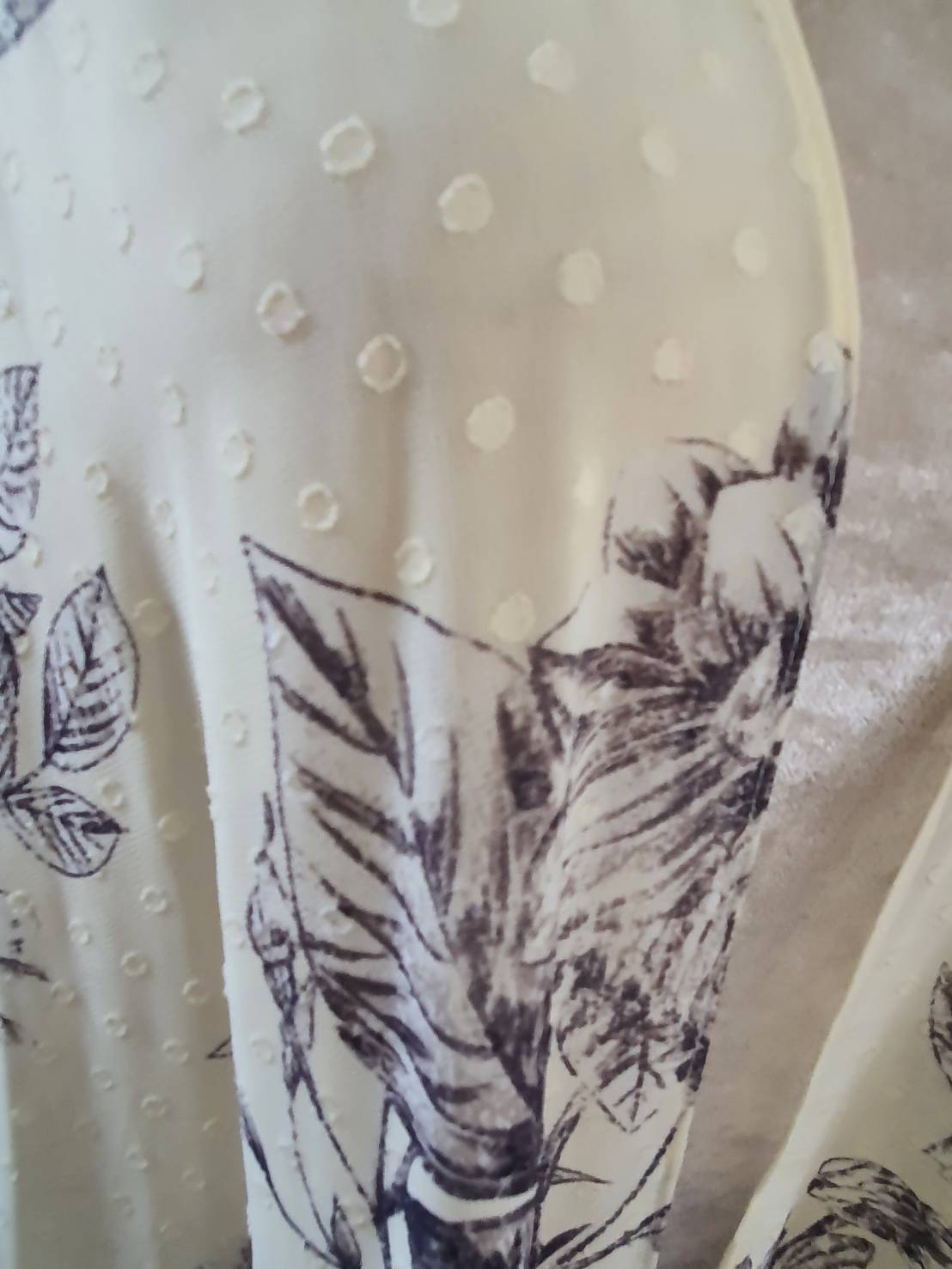 FF05586 เสื้อคลุม มือสอง ชีฟอง แบรนด์ maurices one size
