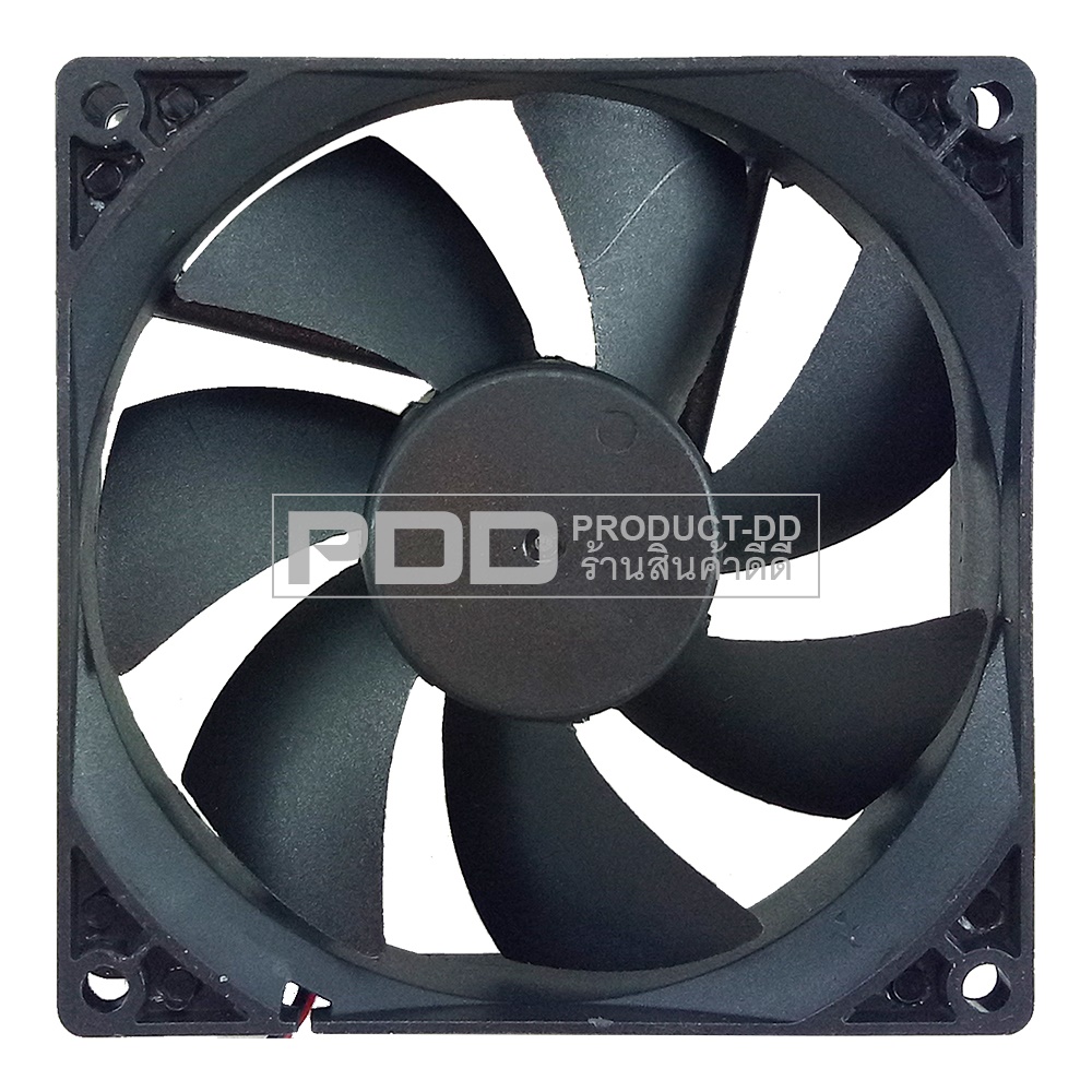 พัดลมระบายความร้อน DC 24V 9225SL บุช Sleeve Bearing ขนาด 3.5 นิ้ว (9.2x9.2x2.5 ซม.)