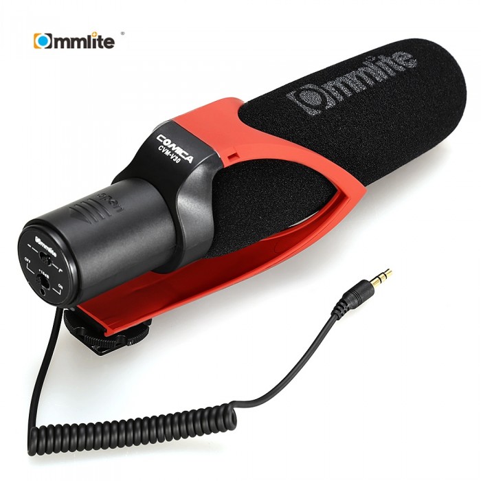 Commlite CVM V30 ไมค์หัวกล้องสำหรับกล้อง DSLR / SmartPhone