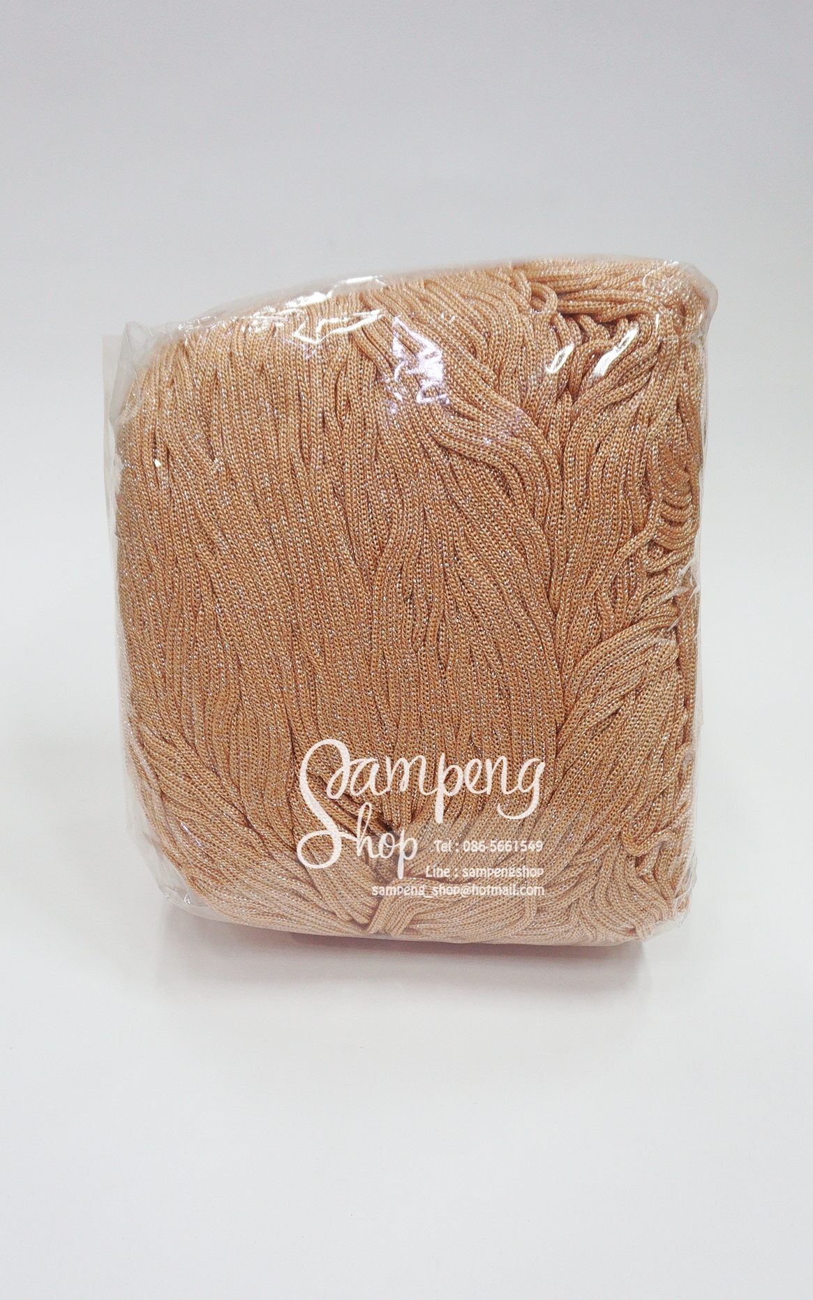 เชือกร่ม สีโอรสดิ้นเงิน