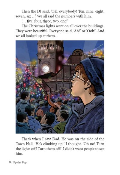 หนังสืออ่านนอกเวลาภาษาอังกฤษเรื่อง Spider Boy (ระดับ 1) Spider Boy (Level 1)