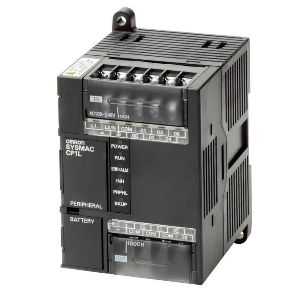 PLC, OMRON, CP1L-L10DR-D
