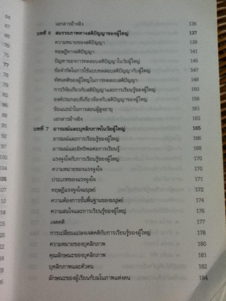 จิตวิทยาเพื่อการฝึกอบรมผู้ใหญ่/ สุวัฒน์ วัฒนวงศ์