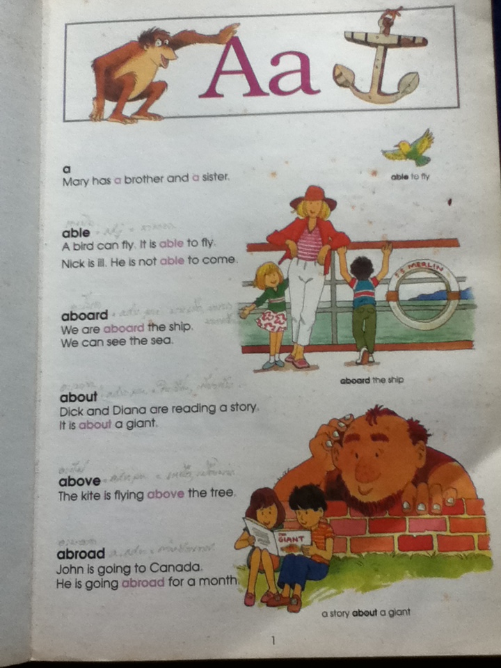 PACIFIC Children's Dictionary of 2001 words