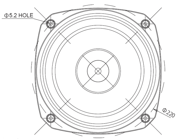 ดอกลำโพง Fostex FE206NV 8" Full Range
