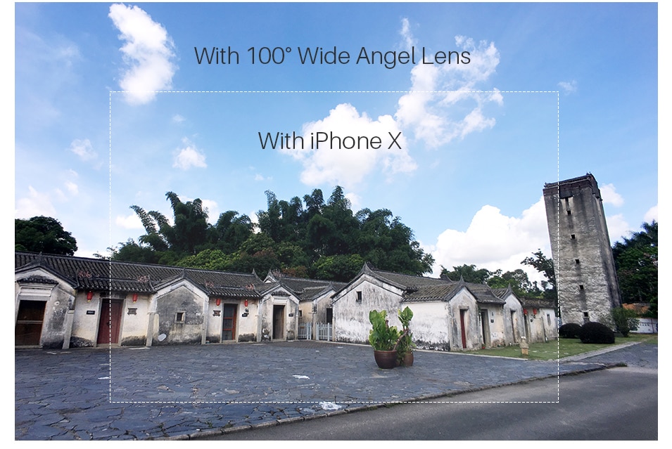 เลนส์ มือถือ ULANZI 65mm Telephoto Lens for iPhone, Smartphone HK 4D Super Wide-Angle Fishyeye Mobile Camera Lens