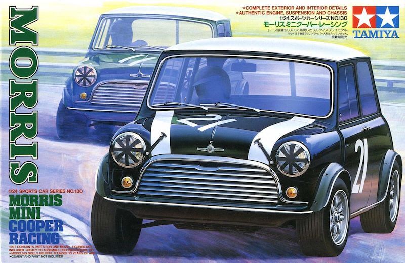 โมเดลรถจำลองทามิย่า ขนาด 1/24 TA24130 Morris Mini Cooper Racing