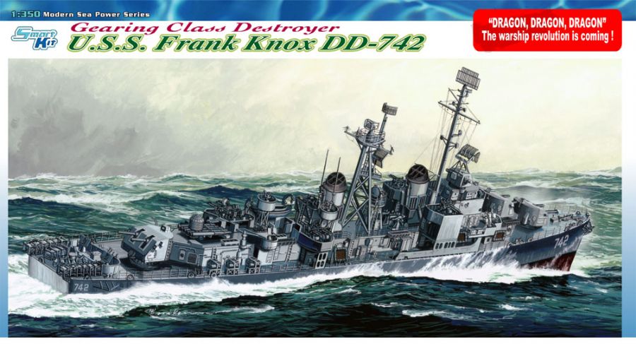 โมเดลเรือรบ Dragon Models 1/350 DRA1045 USS Frank Knox DD-742