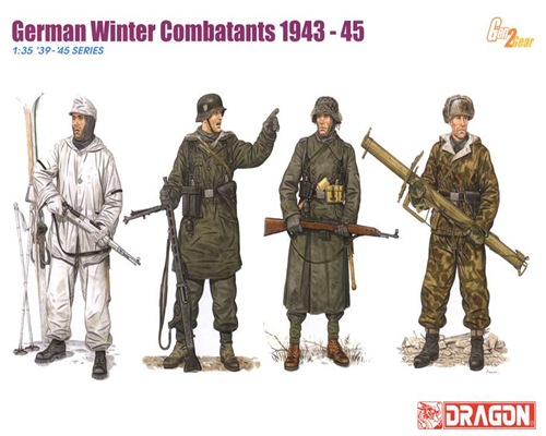 โมเดลฟิกเกอร์ Dragon Models 1/35 DRA6705 Winter German Infantry