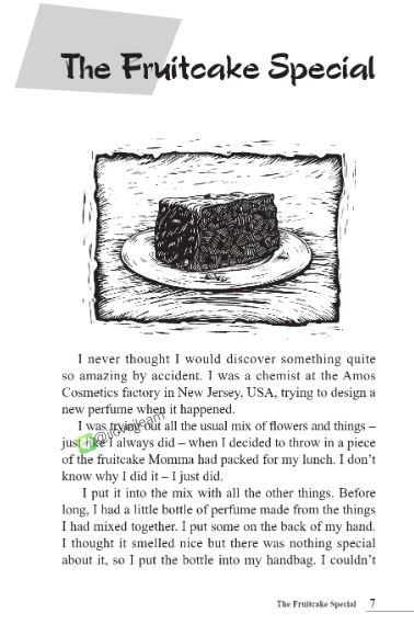 หนังสืออ่านนอกเวลาภาษาอังกฤษเรื่อง The Fruitcake Special & Other Stories (ระดับ 4) The Fruitcake Special & Other Stories (Level 4)