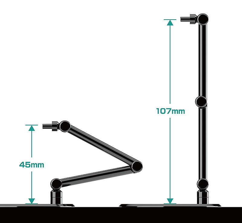 The Simple Stand mini x 4 BLACK (for Small Figures & Chibi Figures)(Pre-order)