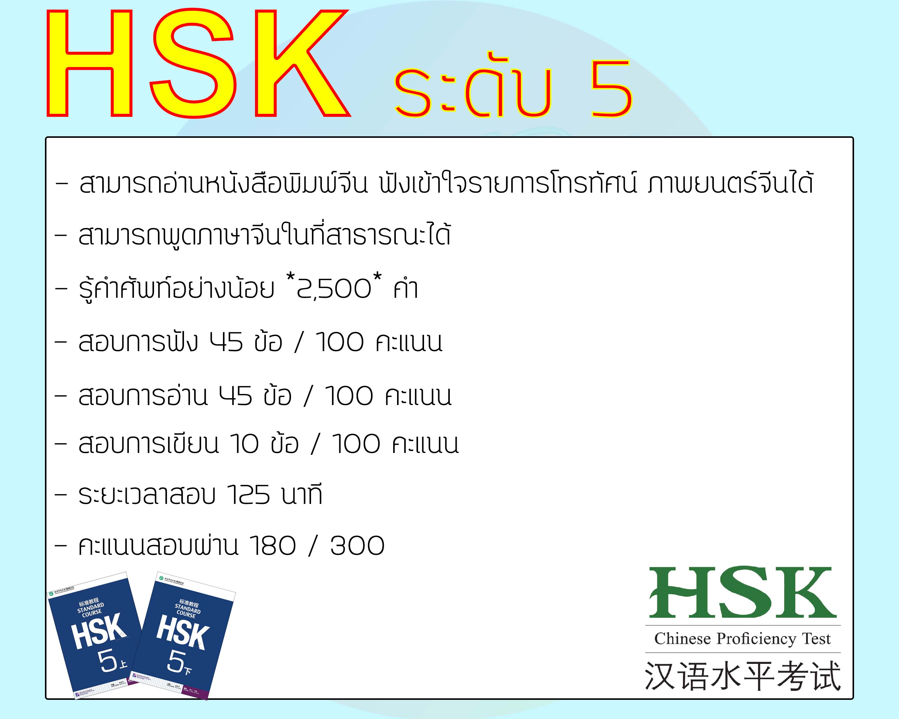 การสอบวัดระดับความรู้ภาษาจีน HSK ระบบใหม่ / การสอบ HSK คืออะไร iloveilearn