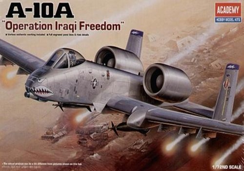 โมเดลเครื่องบินจำลอง Academy ขนาด 1/72 AC12402 A-10A IRAQI FREE-DOM