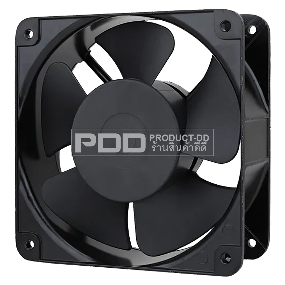 พัดลมระบายความร้อน AC 220V 20060HBL บอลแบริ่ง Ball Bearing ขนาด 8 นิ้ว (20x20x6 ซม.)