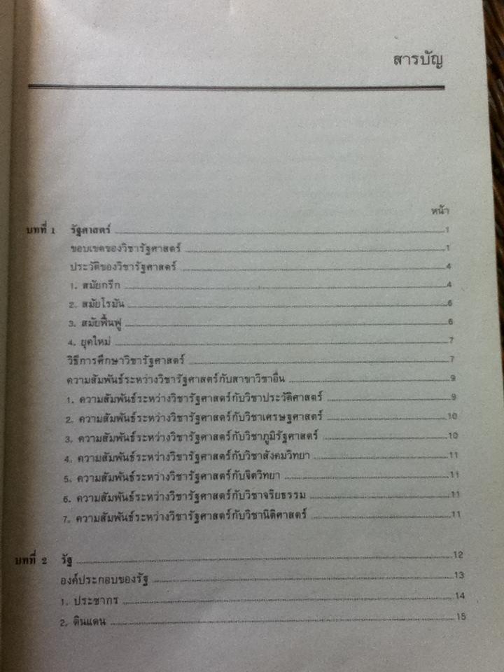 รัฐศาสตร์เบื้องต้น/ อานนท์ อาภาภิรม