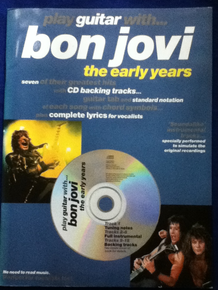 PLAY GUITAR WITH BON JOVI with CD backing tracks