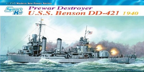 โมเดลเรือรบ Dragon Models 1/350 DRA1034 USS Benson DD-421 1940