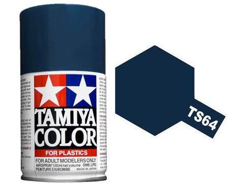 สีพ่นโมเดลรถ สีพ่นโครงรถ สีสเปรย์ทามิย่า Tamiya Spray Color TS-64 Dark Mica Blue (100 ml)