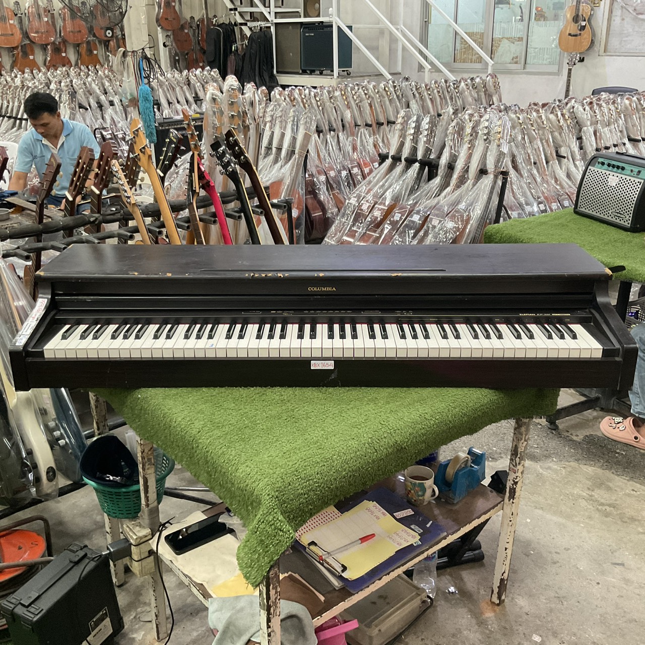 เปียโน COLUMBIA : EP-320 สินค้าไม่พร้อมใช้งาน (ต้องซ่อม)