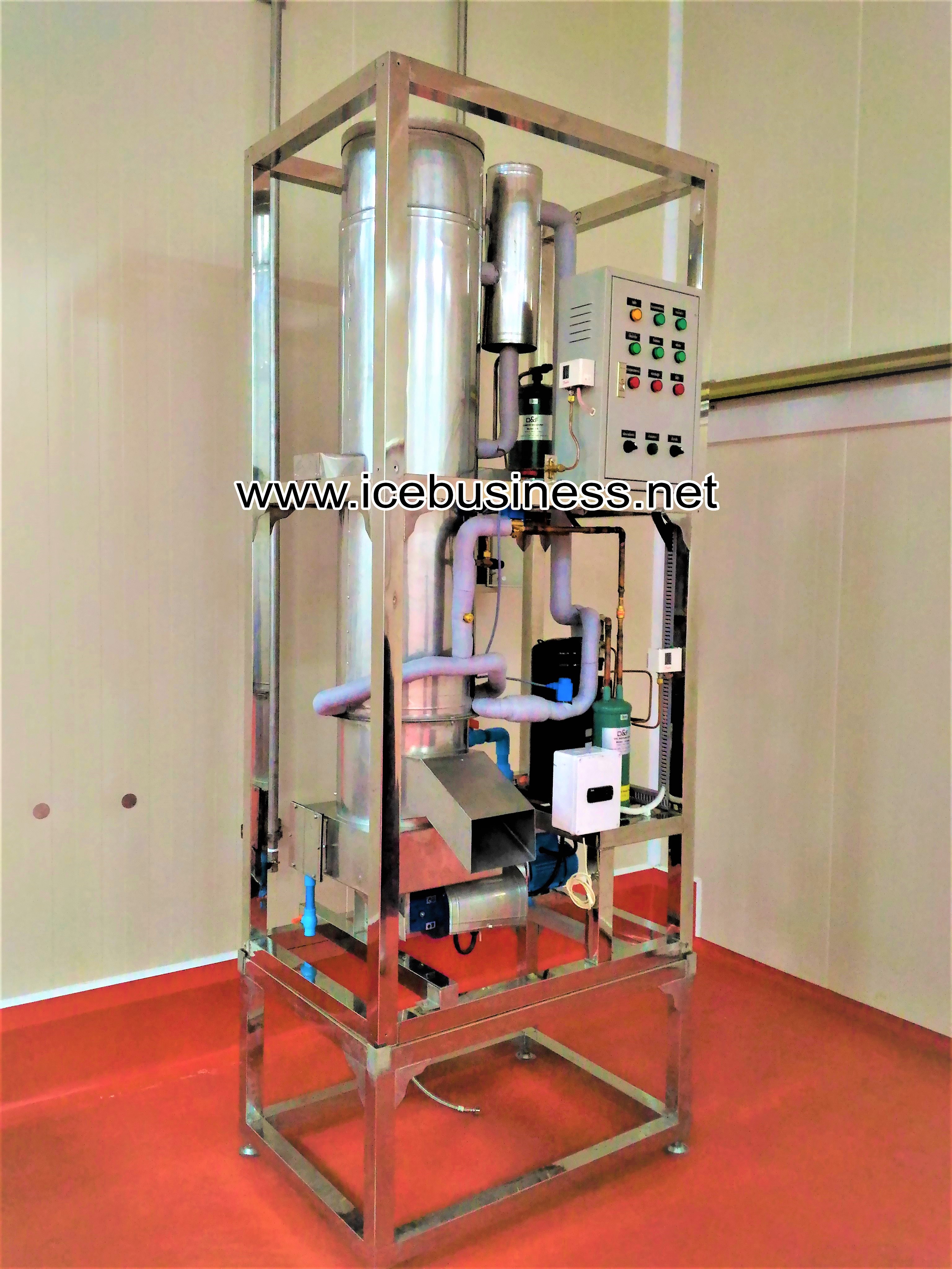 เครื่องผลิตน้ำแข็งหลอด ขนาดกำลังผลิต 2 ตัน/วัน