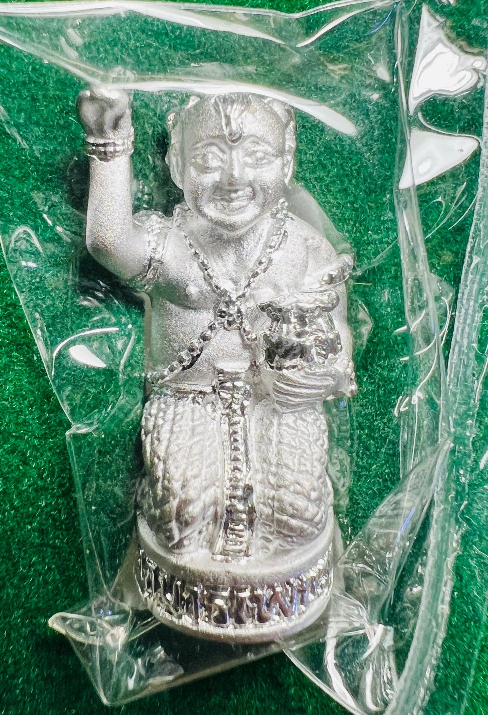 กุมารทองกวักทรัพย์ สองจุก (ชุปเงิน) Double-Tuft Kumarnthong Beckoning Wealth (Sliver cover) SKU-01829