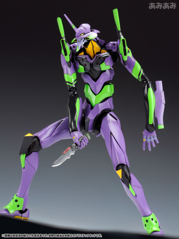 Evangelion: 2.0 You Can (Not) Advance 1/400 General-Purpose Humanoid Battle Weapon Android EVA-01 Test Type Plastic Model(In-Stock)