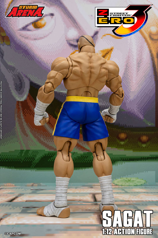 Street Fighter Alpha 3 1/12 Scale Action Figure Sagat(Provisional Pre-order)