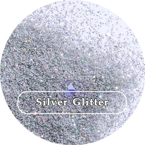 Color Gold : SILVER GLITTER