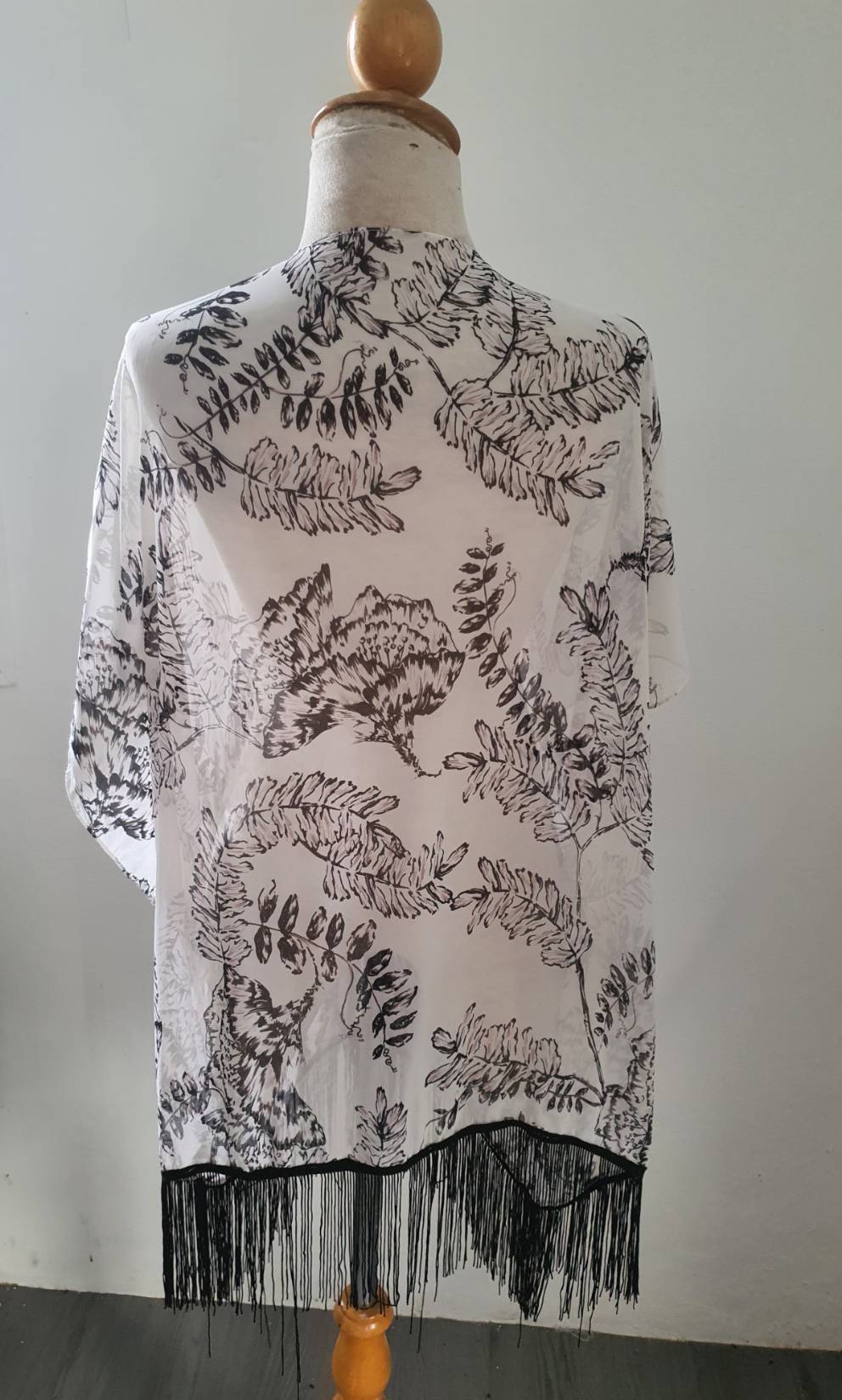 FF05868 เสื้อคลุม ชีฟอง มือสอง อก free