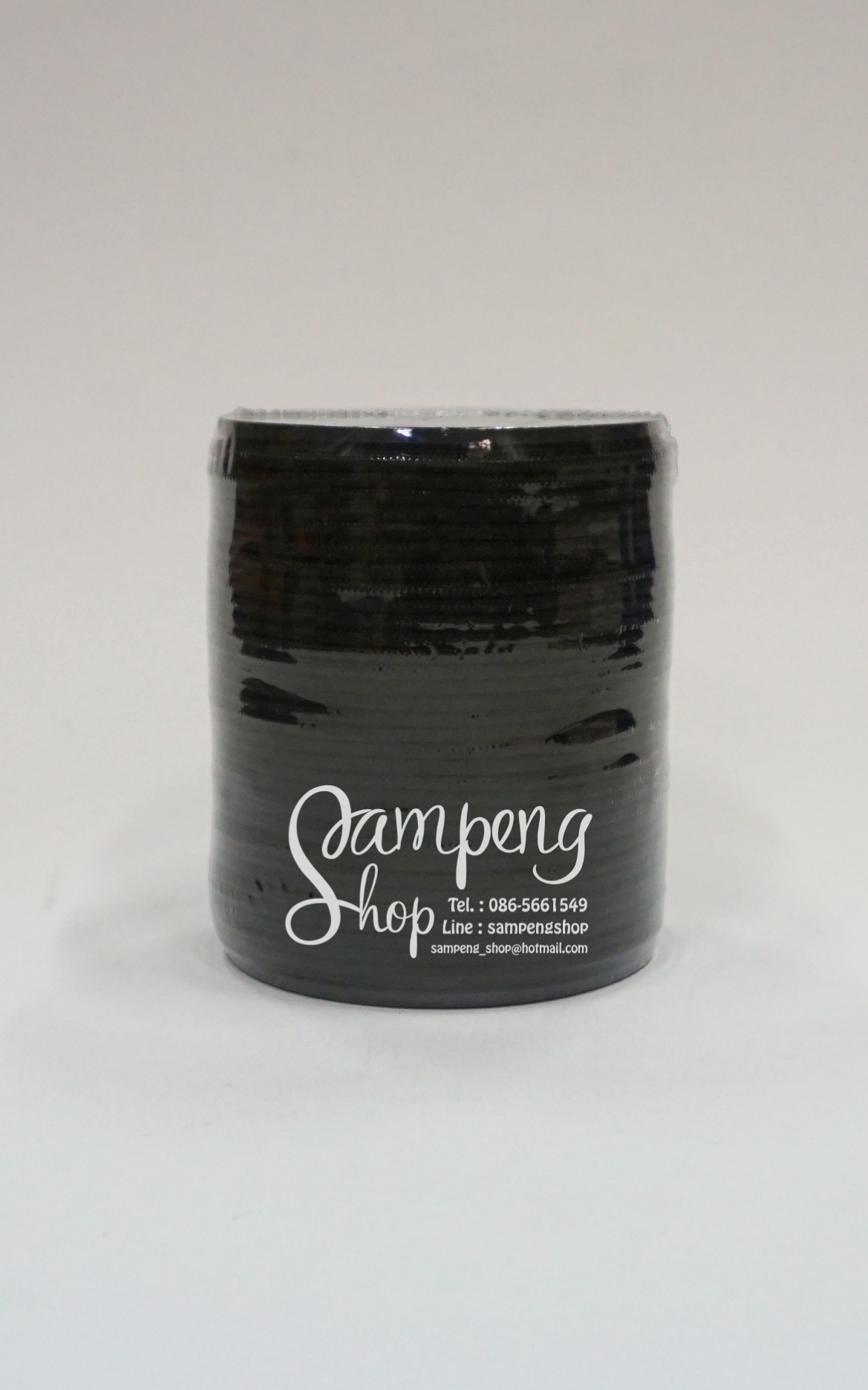 เชือกร่มมีไส้ #3.0 สีดำ