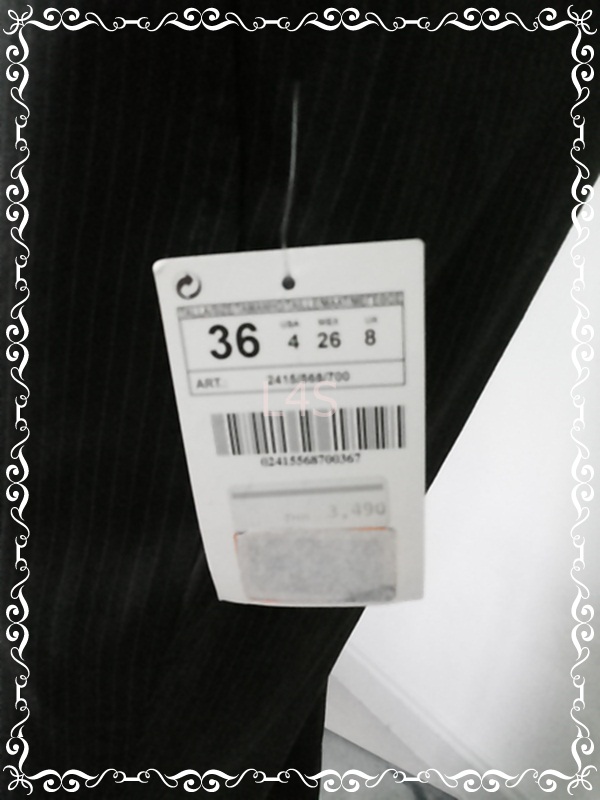 FF06012 กางเกงผ้า สีน้ำตาลเข้ม แบรนด์ ZARA WOMEN เอว 29 นิ้ว