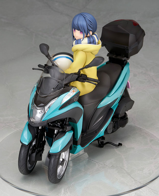 Yuru Camp Rin Shima with Three-wheeled Motorcycle 1/10 Complete Figure(Pre-order)