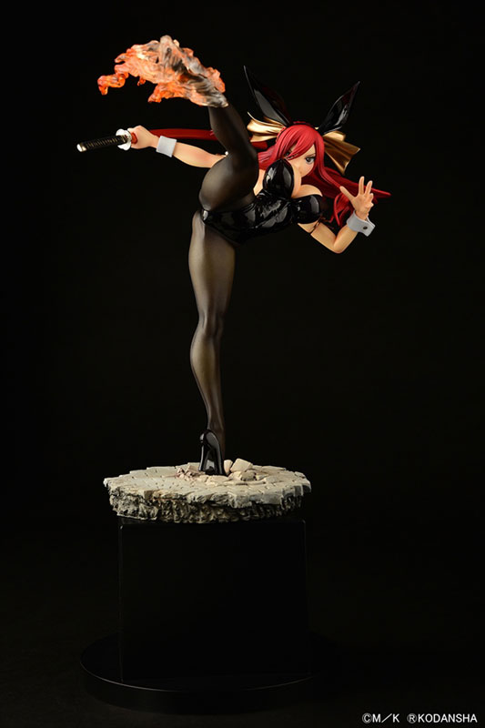 FAIRY TAIL Erza Scarlet High Kick ver. Black Bunny 1/6 Complete Figure(Pre-order)(Single Shipment)