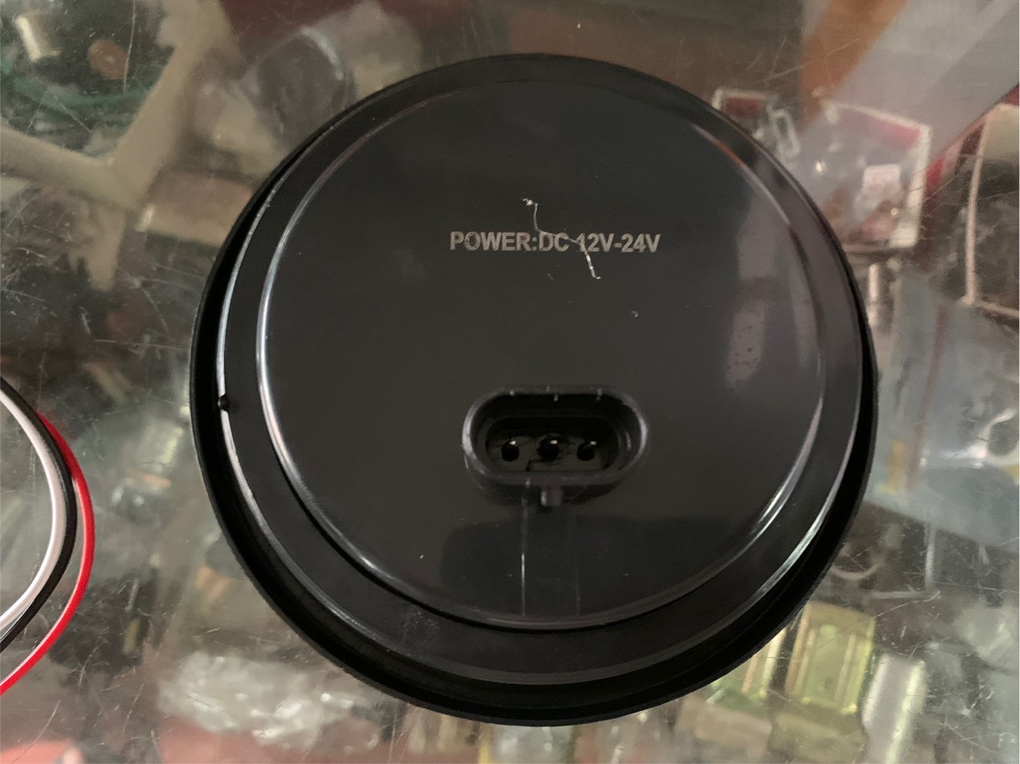 ไฟ LED 4 นิ้ว กลม ขอบยาง 12V 24V