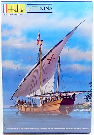 โมเดลเรือเดินสมุทร ขนาด 1/75 Heller HL80815 Nina Sailing Ship
