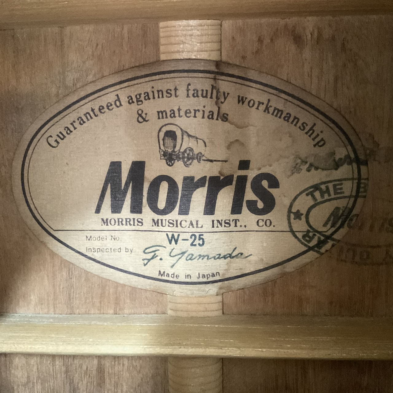 กีต้าร์โปร่ง Morris : W-25