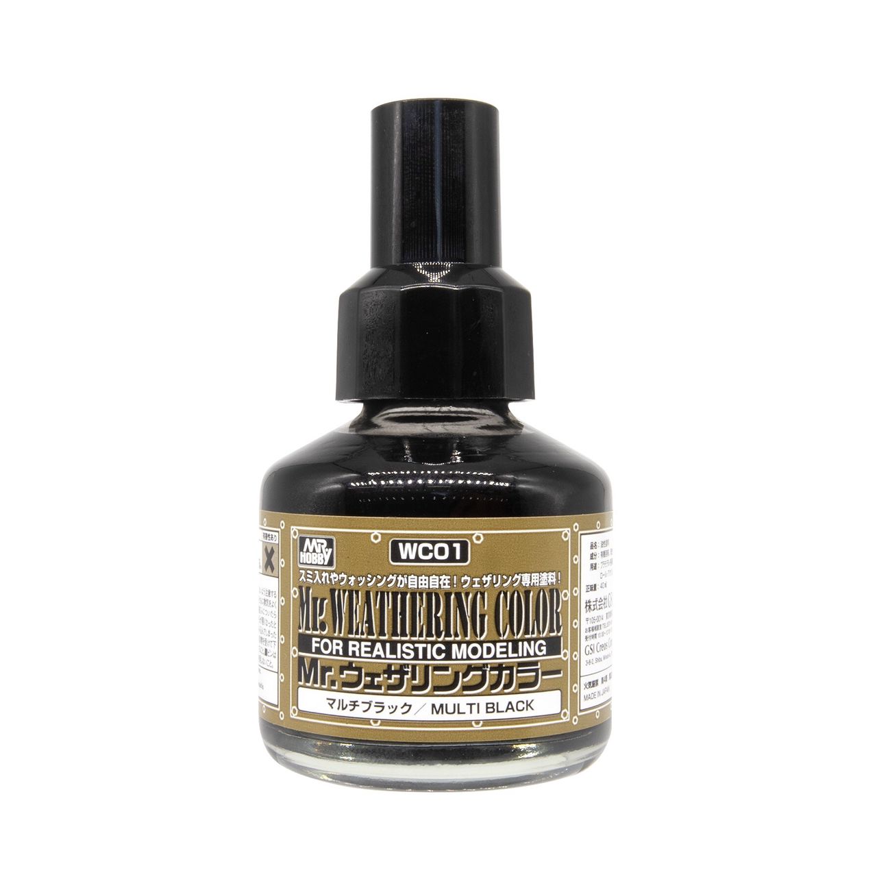 WC01 Mr.Weathering Color Multi Black สีคราบดำ 40ml