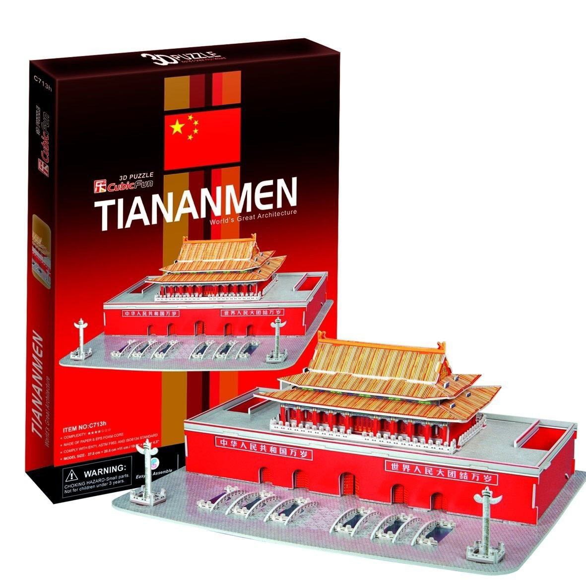 3D Puzzle Cubic Fun Tiananmen